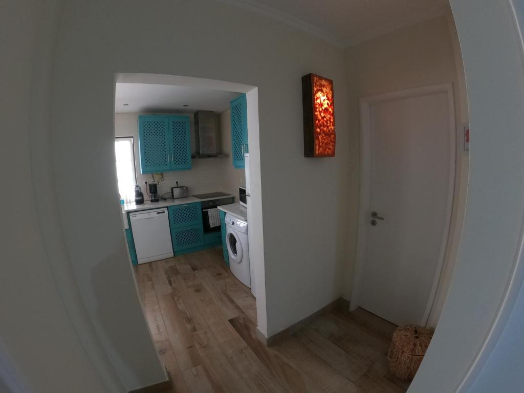 Kuchyň nebo kuchyňský kout v ubytování Pé na Areia, Alojamento Local