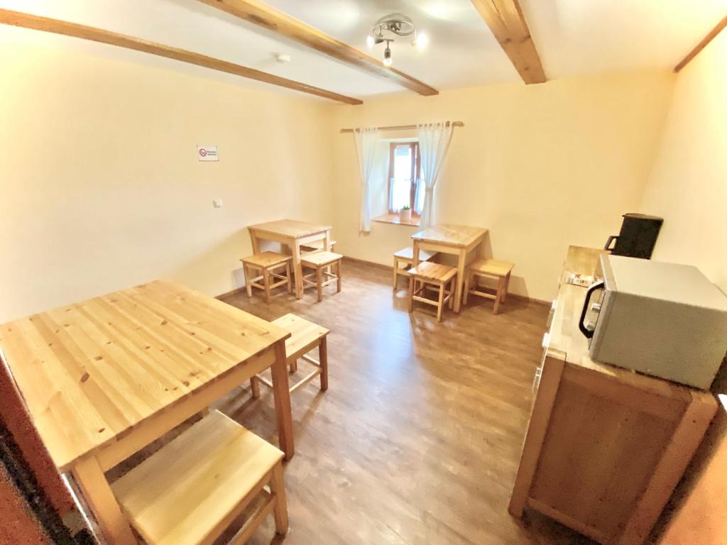 Kuchyň nebo kuchyňský kout v ubytování Pension Laurent Ranch