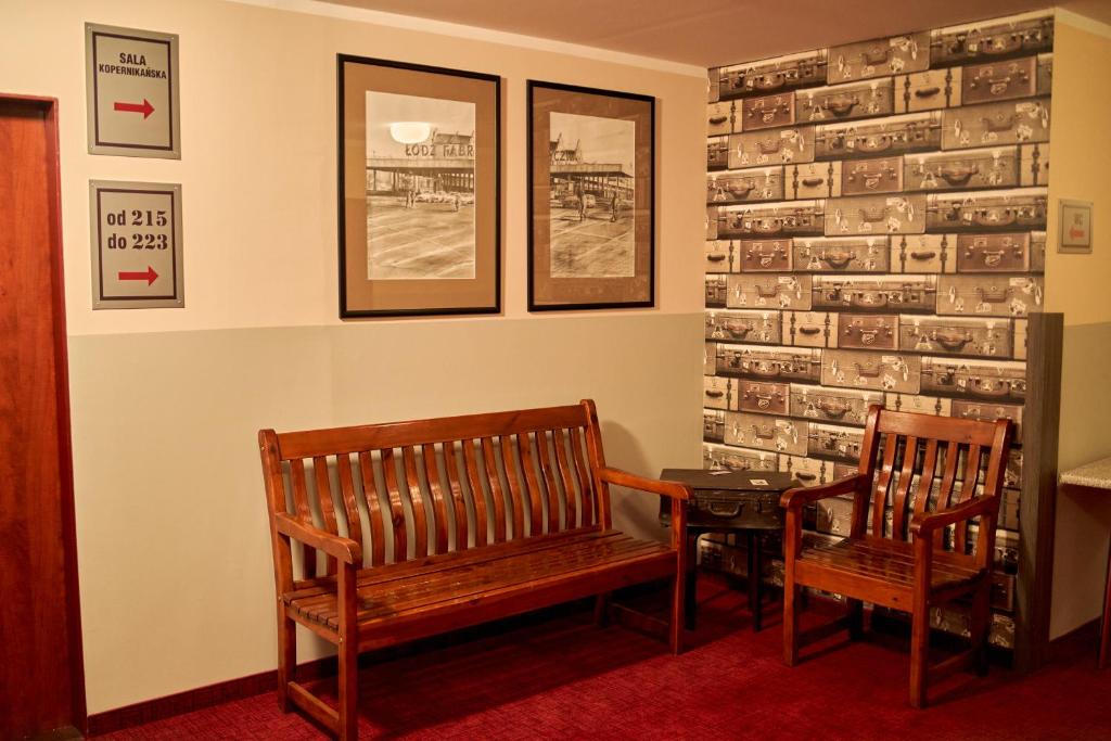 Posezení v ubytování Hotel Przystanek Torun