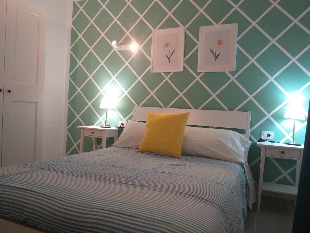 Postel nebo postele na pokoji v ubytování Apartamento Margarita