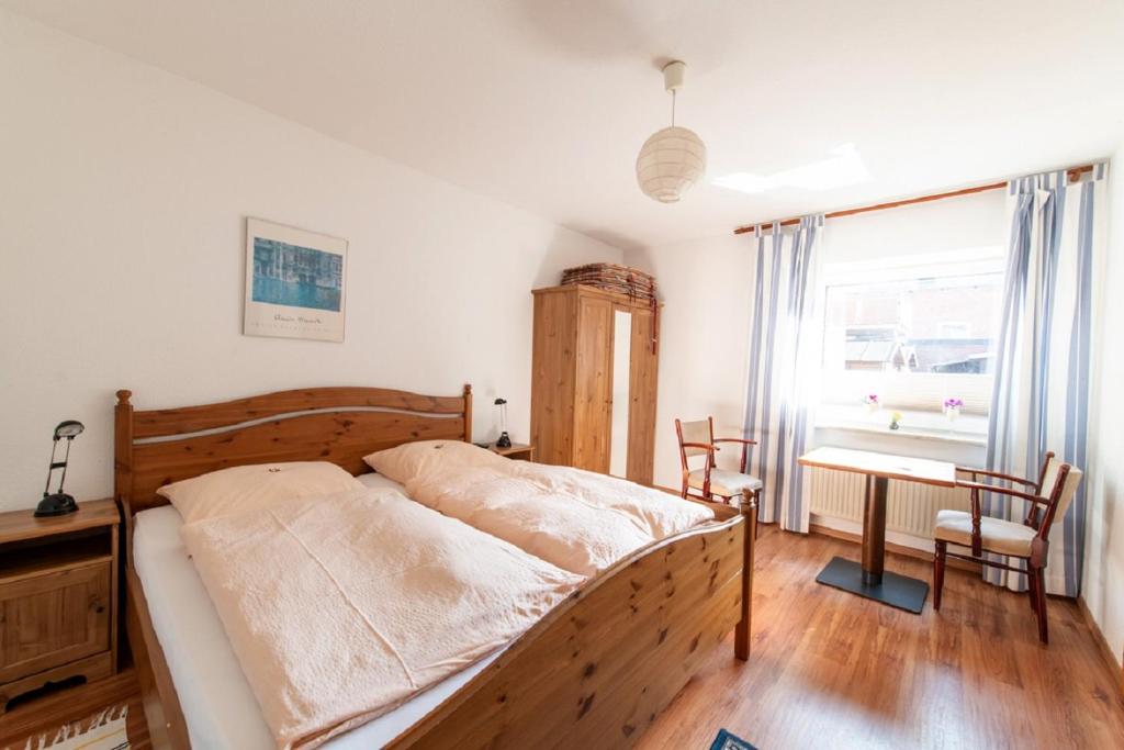 Postel nebo postele na pokoji v ubytování Ferienwohnung Kruppa