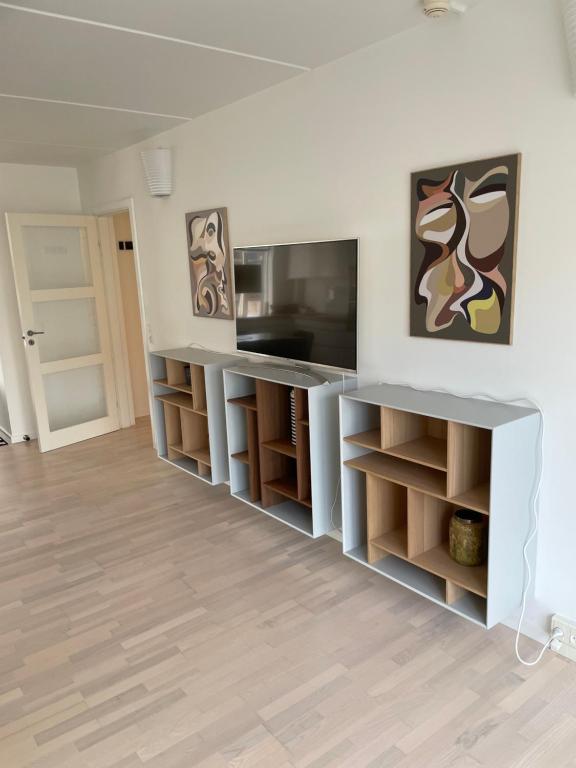 TV a/nebo společenská místnost v ubytování CITY LUX APARTMENT, 2 FULL BATHROOMs, 4th
