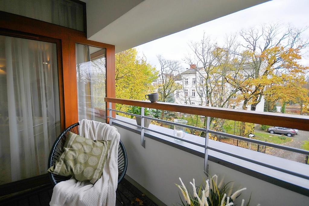 Balkón alebo terasa v ubytovaní 209 w ROYAL TULIP SAND przy plaży DOBRUK APARTAMENTY