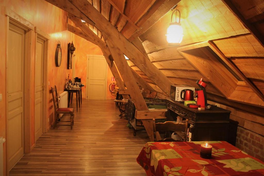 Posezení v ubytování B&B 't Zwaluwnest