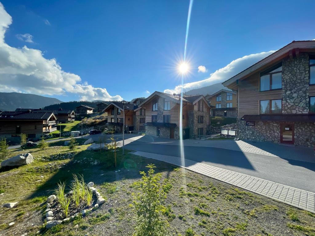 Nespecifikovaný výhled na hory nebo výhled na hory při pohledu z apartmánu