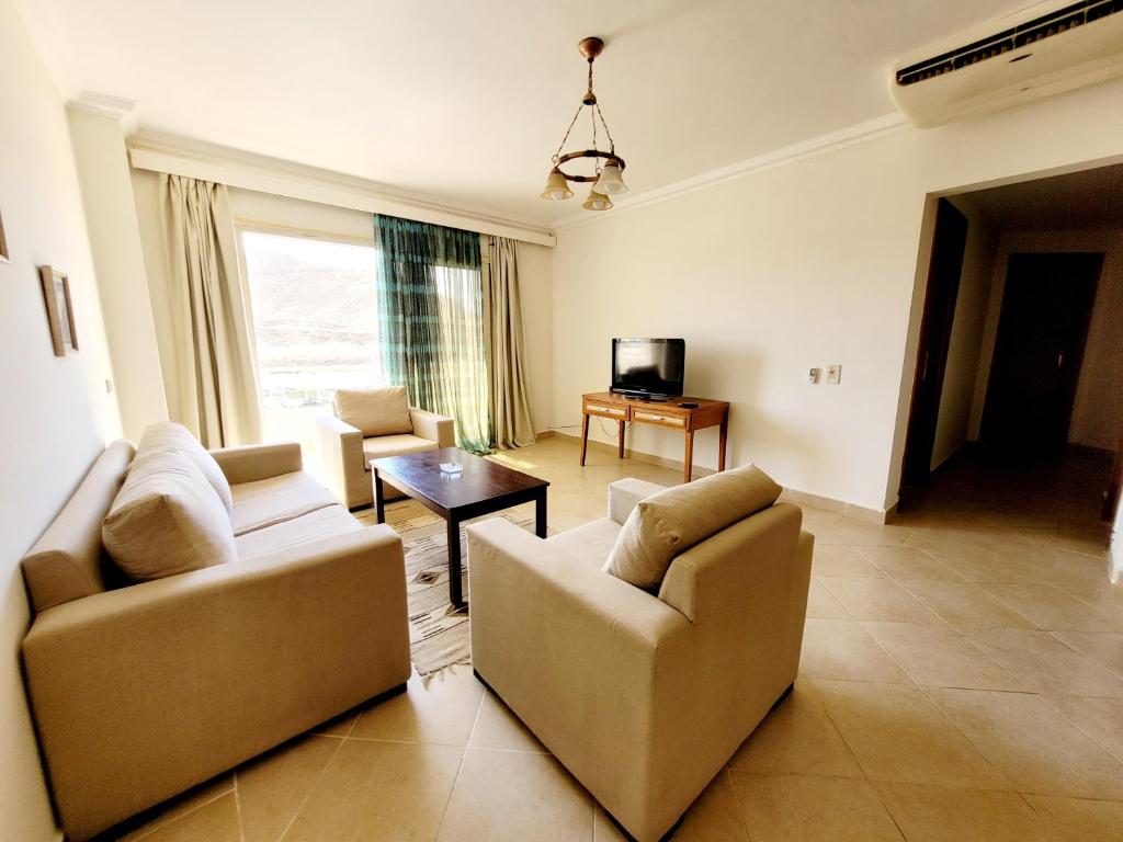 Posezení v ubytování Oasis marsa alam