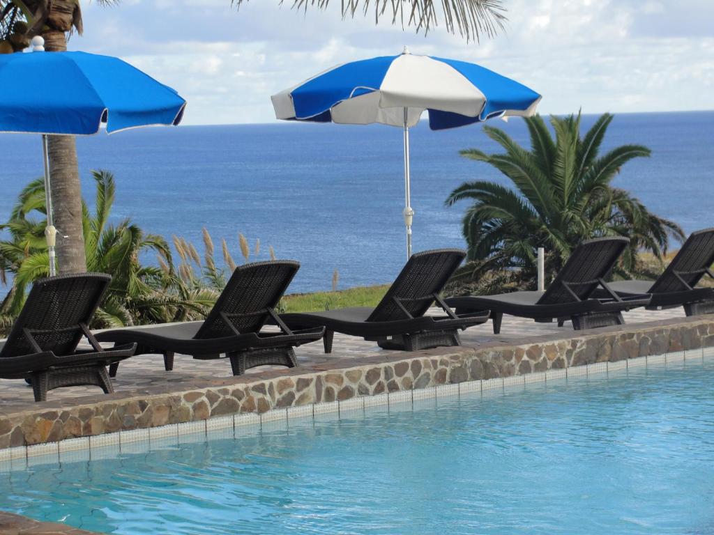Bazén v ubytování Iorana Isla de Pascua Hotel nebo v jeho okolí