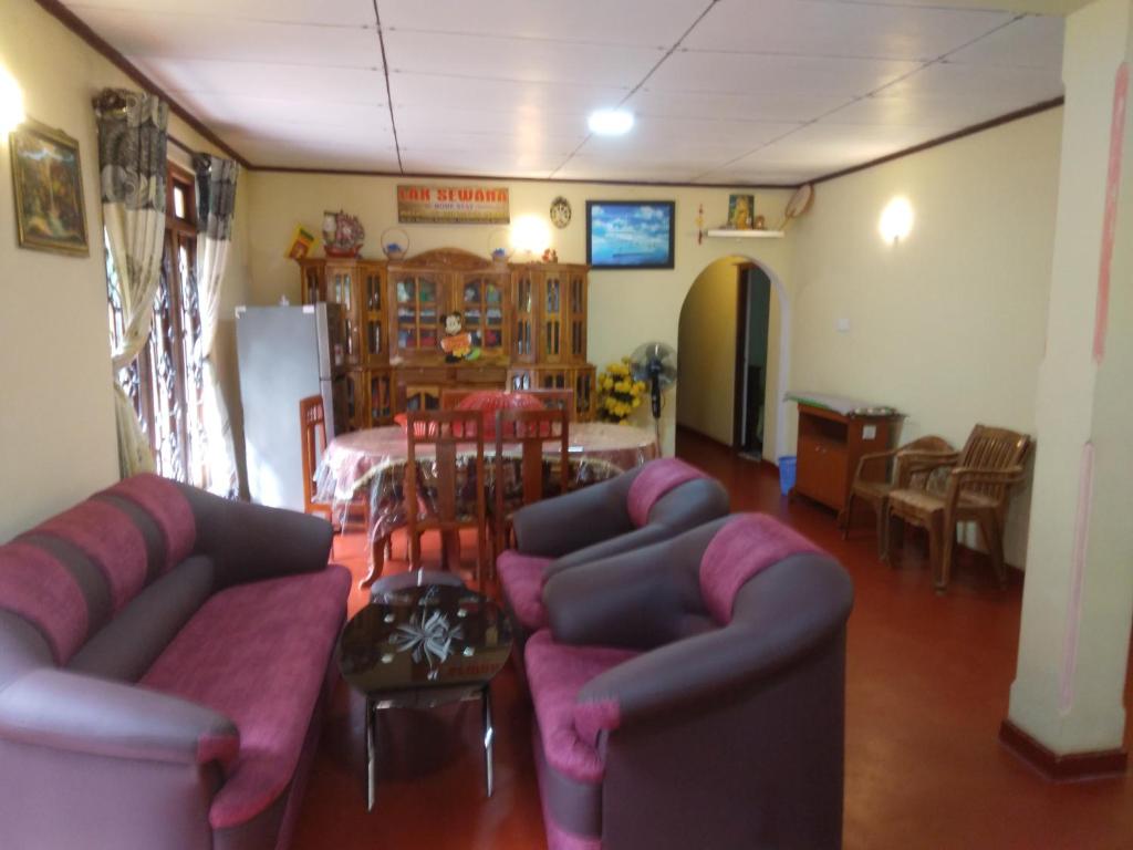 Posezení v ubytování Lak Sewana Home Stay