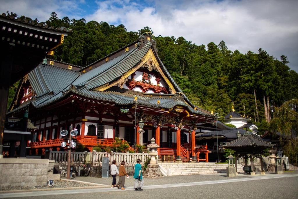 Budova, kde se ryokan nachází