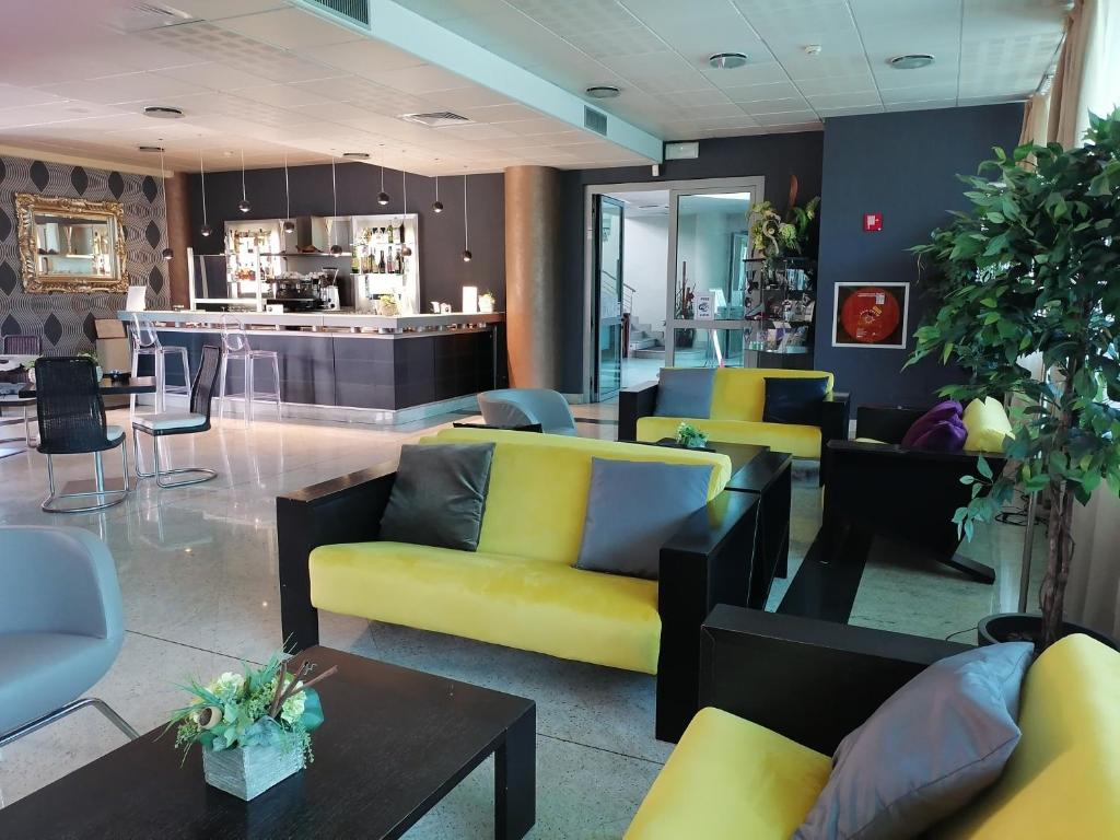 Posezení v ubytování Hotel Parisi