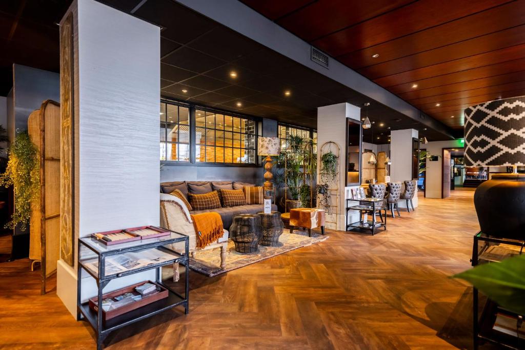 Posezení v ubytování Hotel Haarhuis