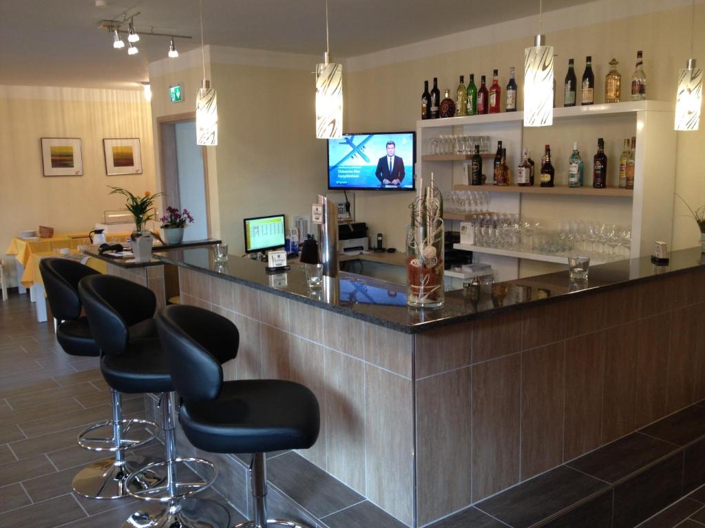 Lounge nebo bar v ubytování Hotel Bohlje