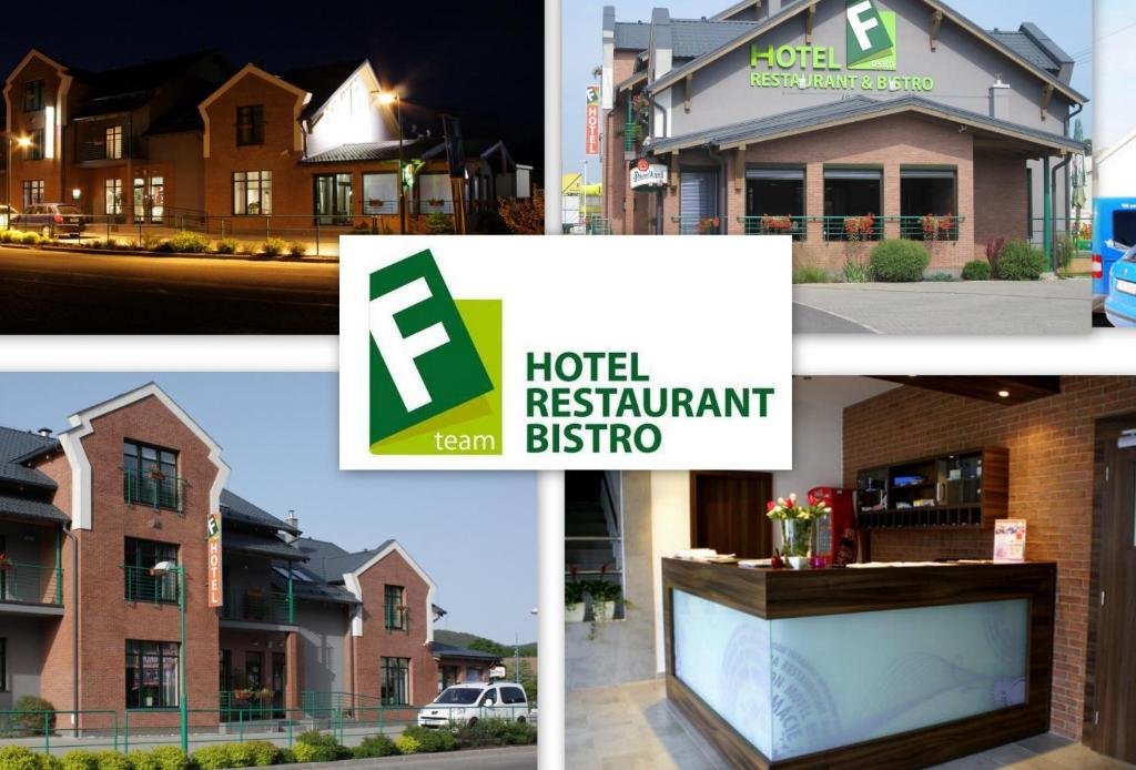 Certifikát, hodnocení, plakát nebo jiný dokument vystavený v ubytování F - Team Hotel