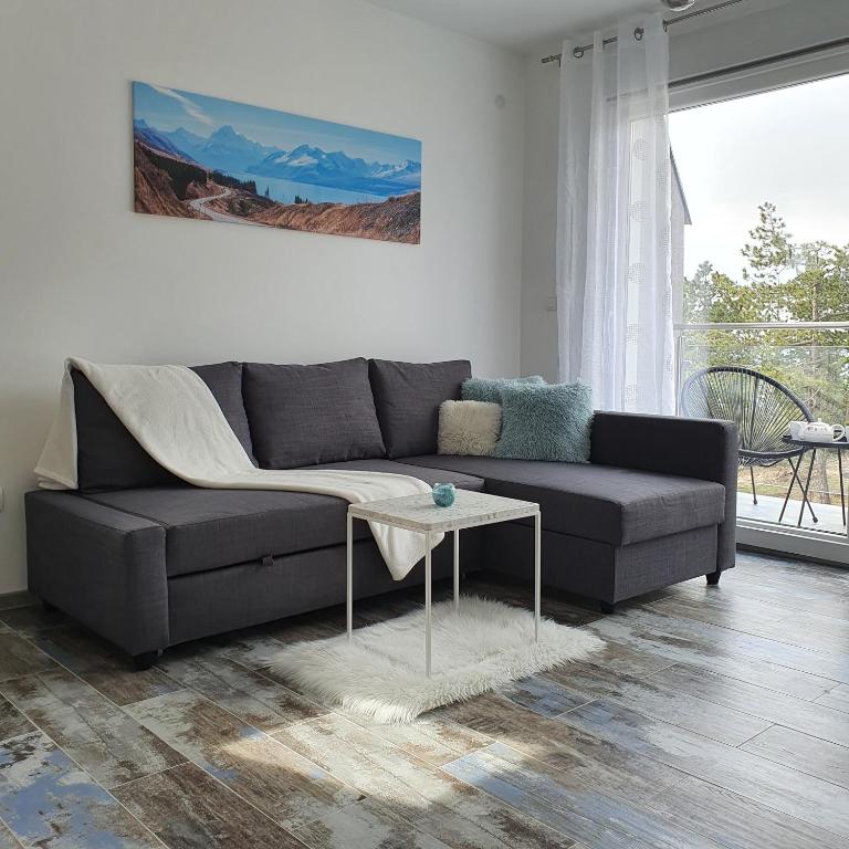 Et sittehjørne på Apartman Zlatni breg Divčibare