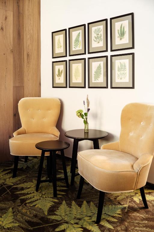 Posezení v ubytování HERBARIUM boutique hotel