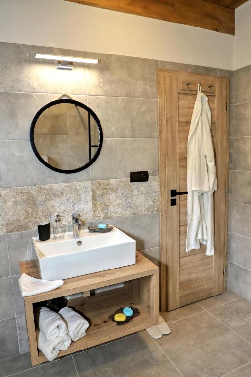 Koupelna v ubytování Resort Biela Skala - CHALET Chopok Jasná Juh