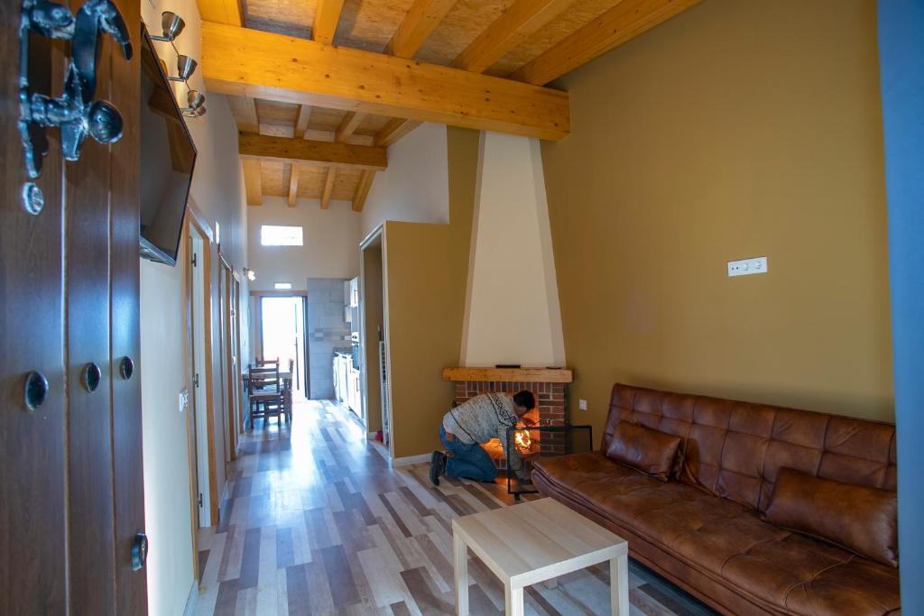 Posezení v ubytování Apartamentos Rurales Miramar