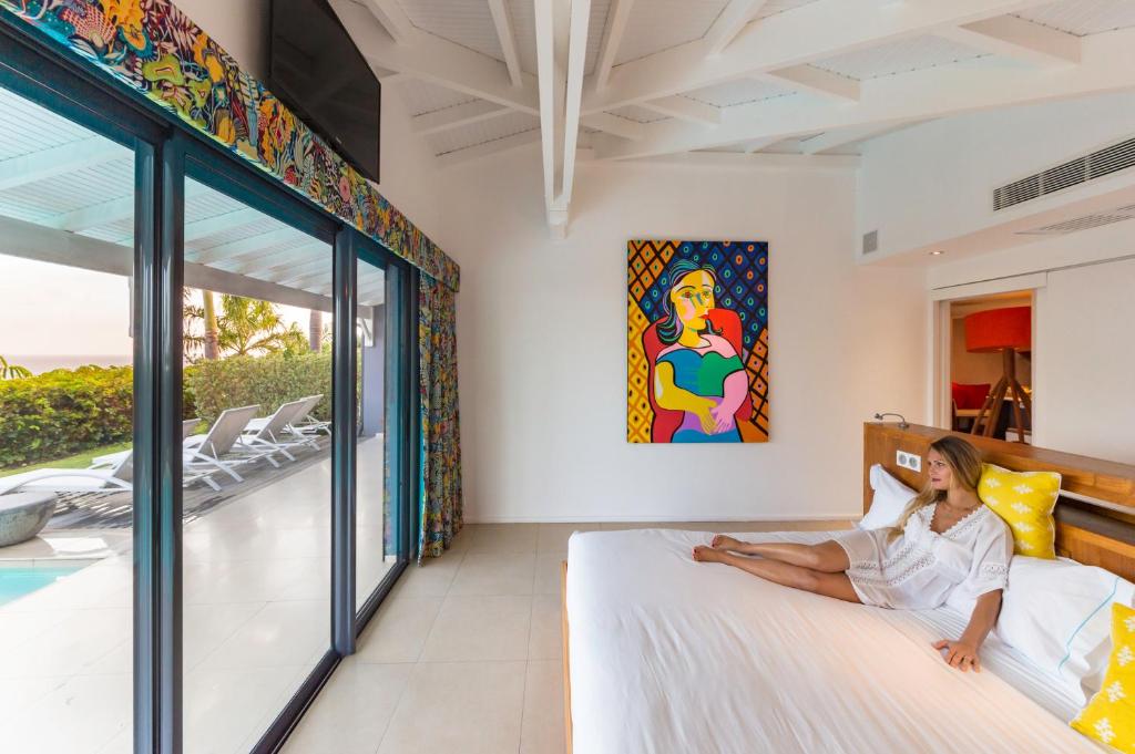 Postel nebo postele na pokoji v ubytování La Toubana Hotel & Spa