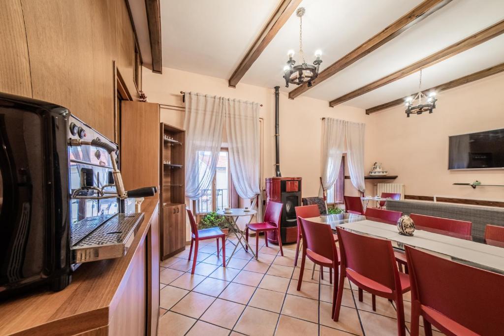 Kuchyň nebo kuchyňský kout v ubytování Dimora Fresilia Casa Vacanze