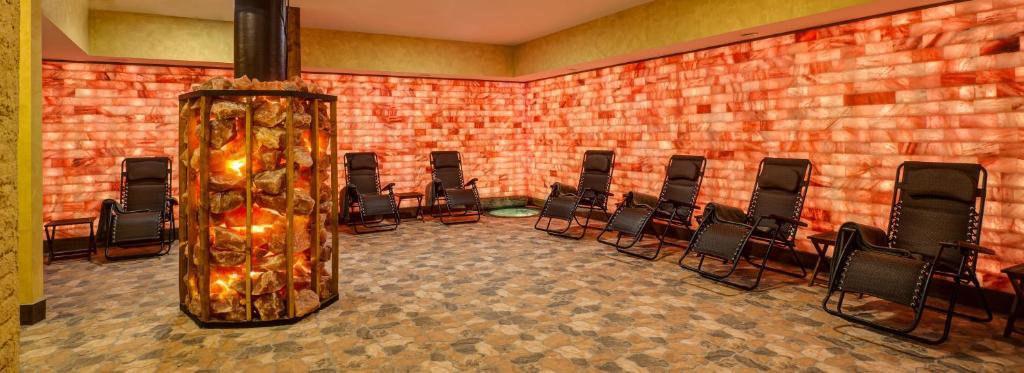 Posezení v ubytování Letna Garden Suites