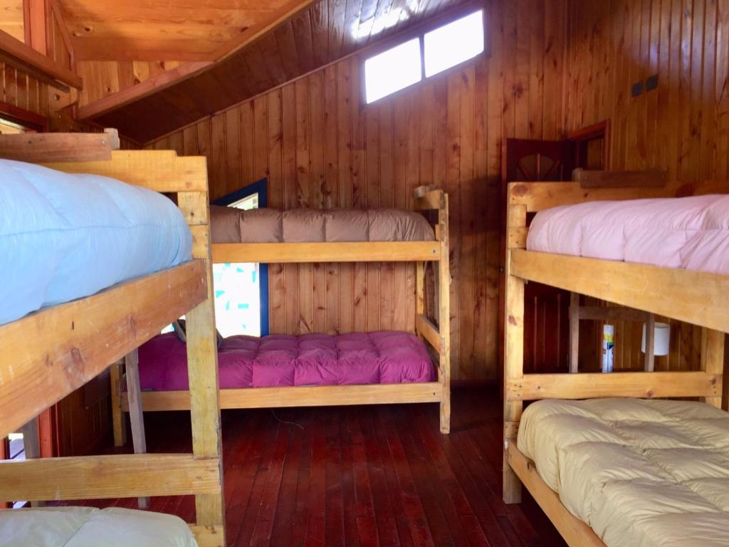 Uma cama ou camas num quarto em Hostel Raíz