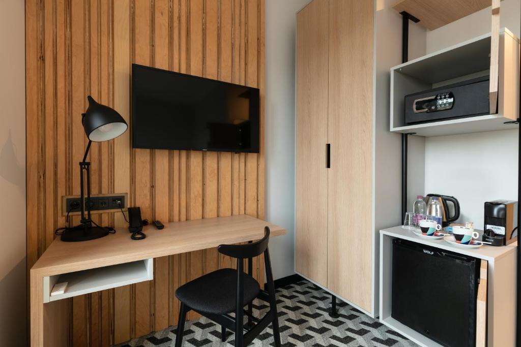 Kuchyňa alebo kuchynka v ubytovaní Hotel Tulip Residences Warsaw Targowa