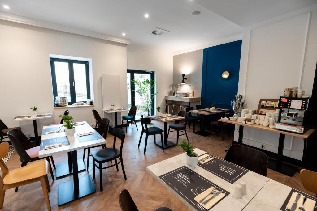 Reštaurácia alebo iné gastronomické zariadenie v ubytovaní Hotel Tulip Residences Warsaw Targowa