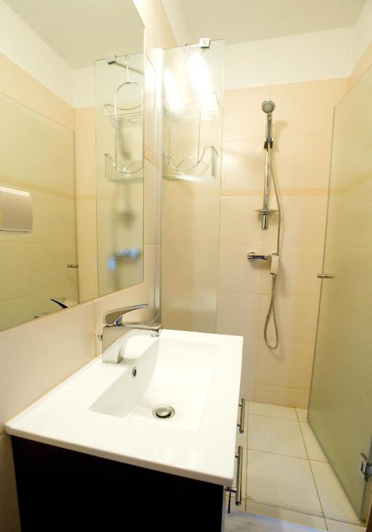 Kúpeľňa v ubytovaní Aldian Pokoje Gościnne