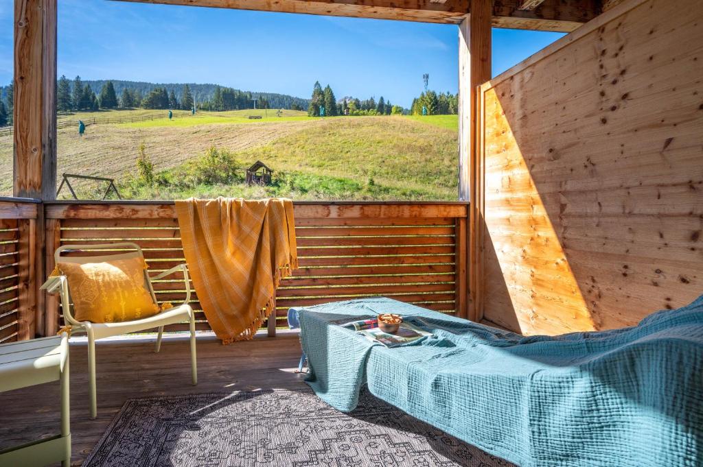 Posezení v ubytování Boutique Hotel Bellevue Lermoos