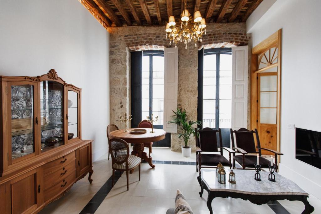 Posezení v ubytování La Colonial Suites Apartamentos de Lujo