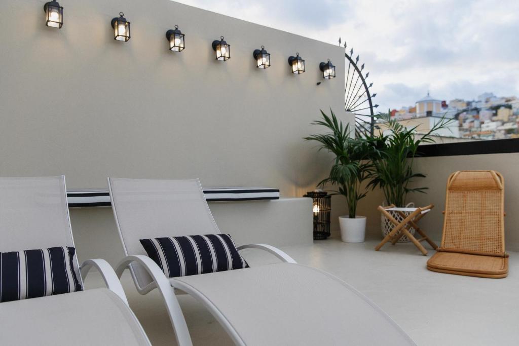 Posezení v ubytování La Colonial Suites Apartamentos de Lujo