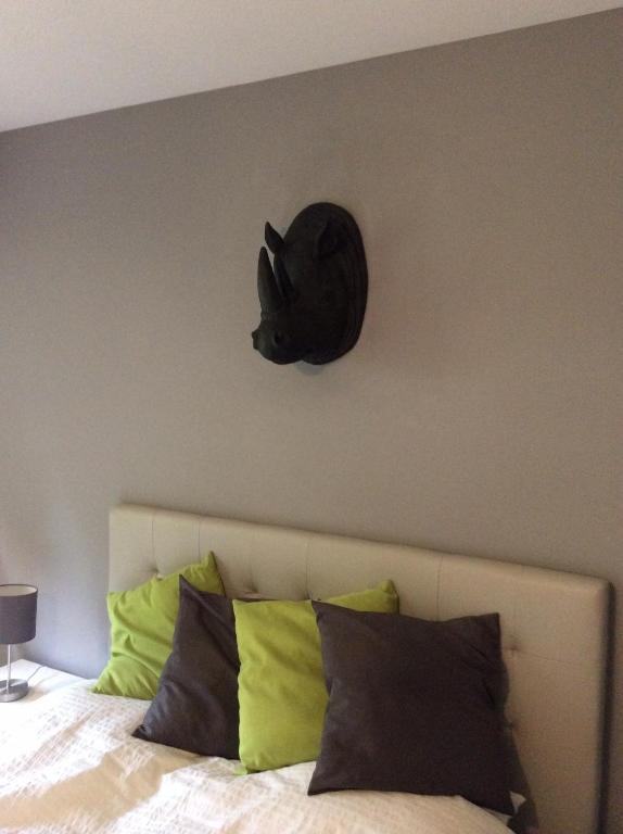 Postel nebo postele na pokoji v ubytování B&B Uccle