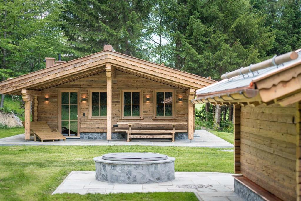 Zahrada ubytování Chalet-karwendel