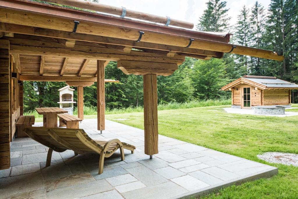 Zahrada ubytování Chalet-karwendel