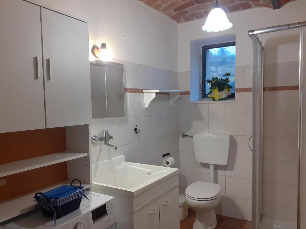 Koupelna v ubytování Cà Tinola