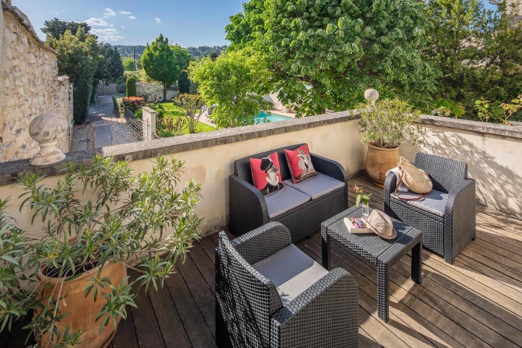 Posezení v ubytování Hôtel La Suite