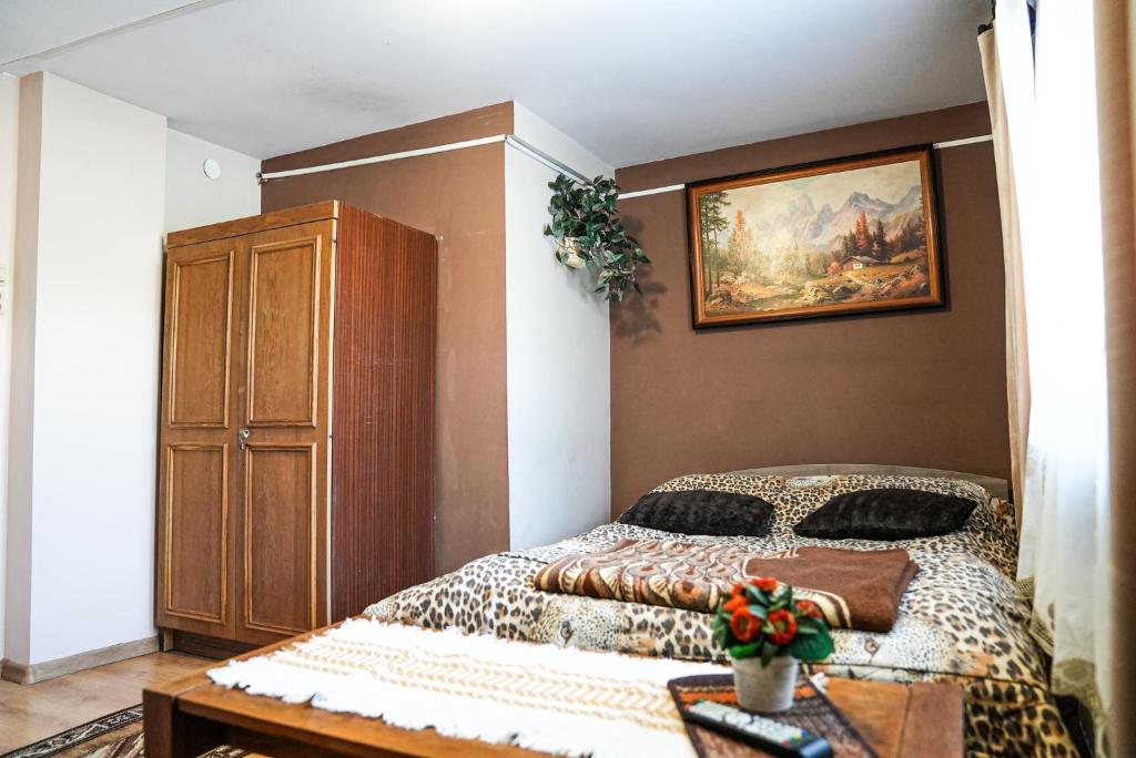 Posteľ alebo postele v izbe v ubytovaní Pokoje Gościnne u Renaty