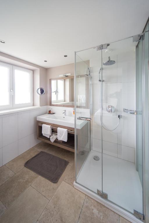 Koupelna v ubytování Hotel Stadler am Attersee