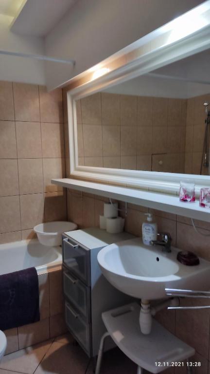 Kúpeľňa v ubytovaní Apartamencik Super
