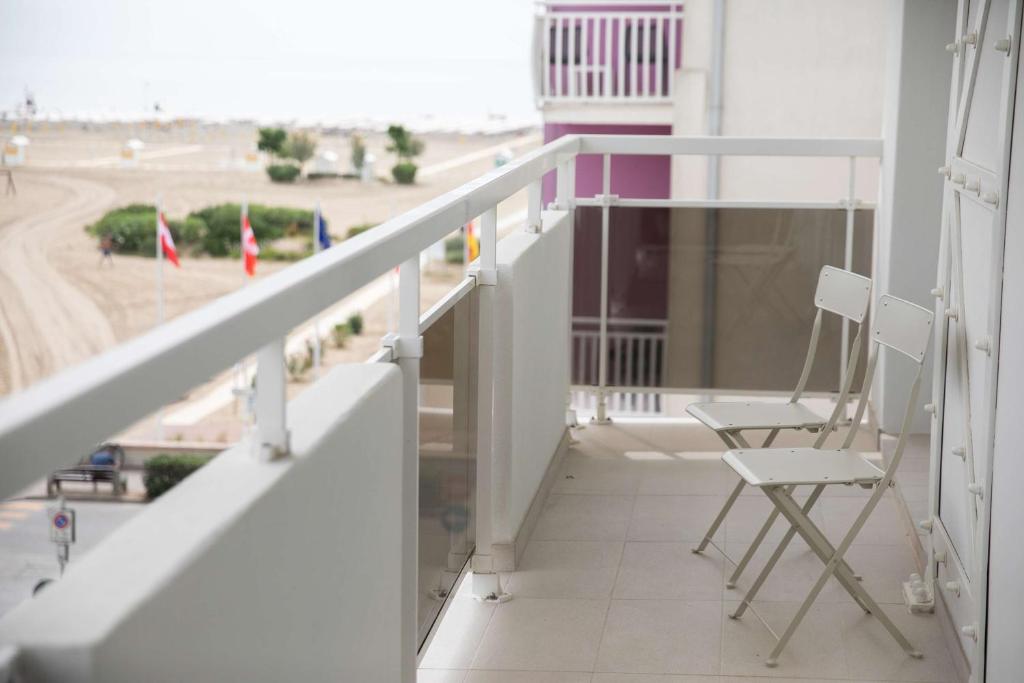 Balkón nebo terasa v ubytování Hotel Benvenuto