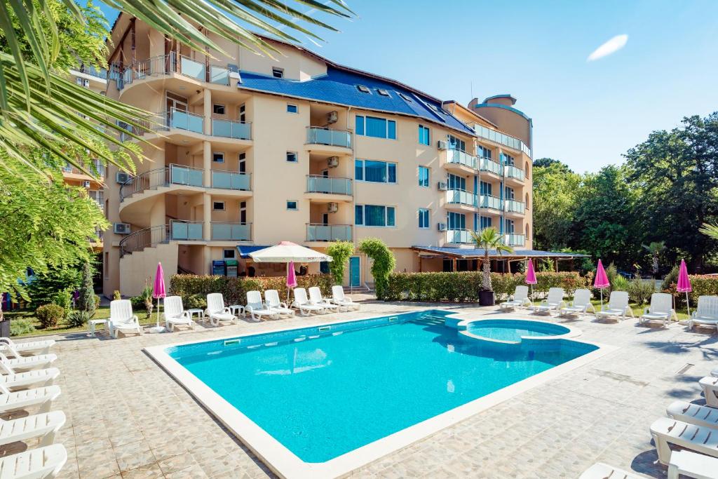 Bazén v ubytování Hotel Elitza nebo v jeho okolí