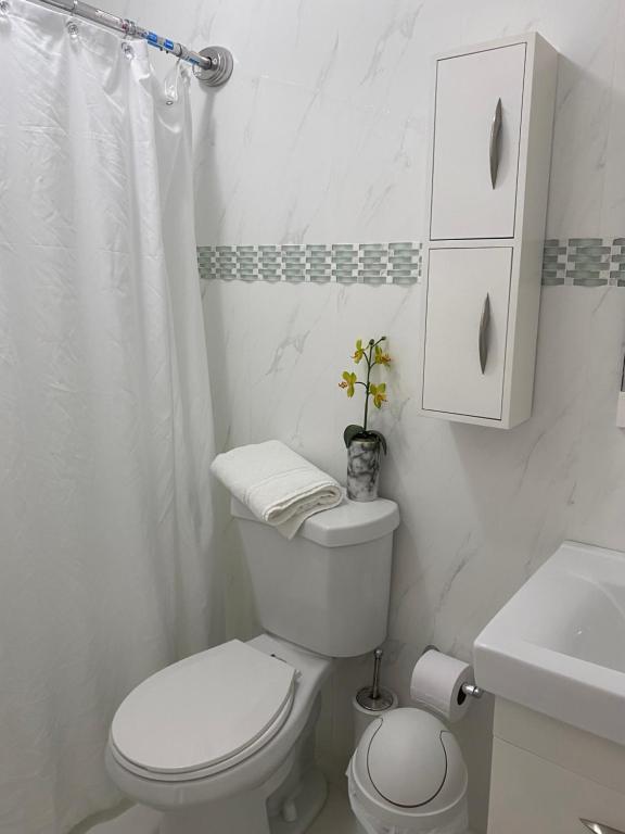 Koupelna v ubytování Itza-Bella Suites