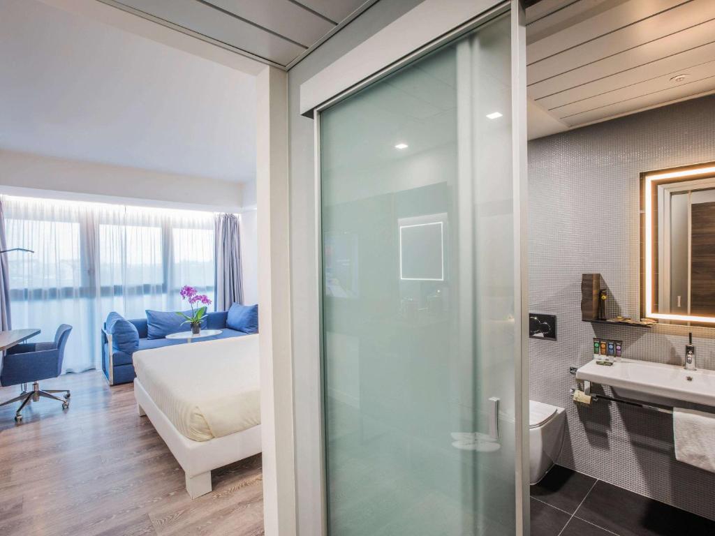 Koupelna v ubytování Novotel Roma Eur