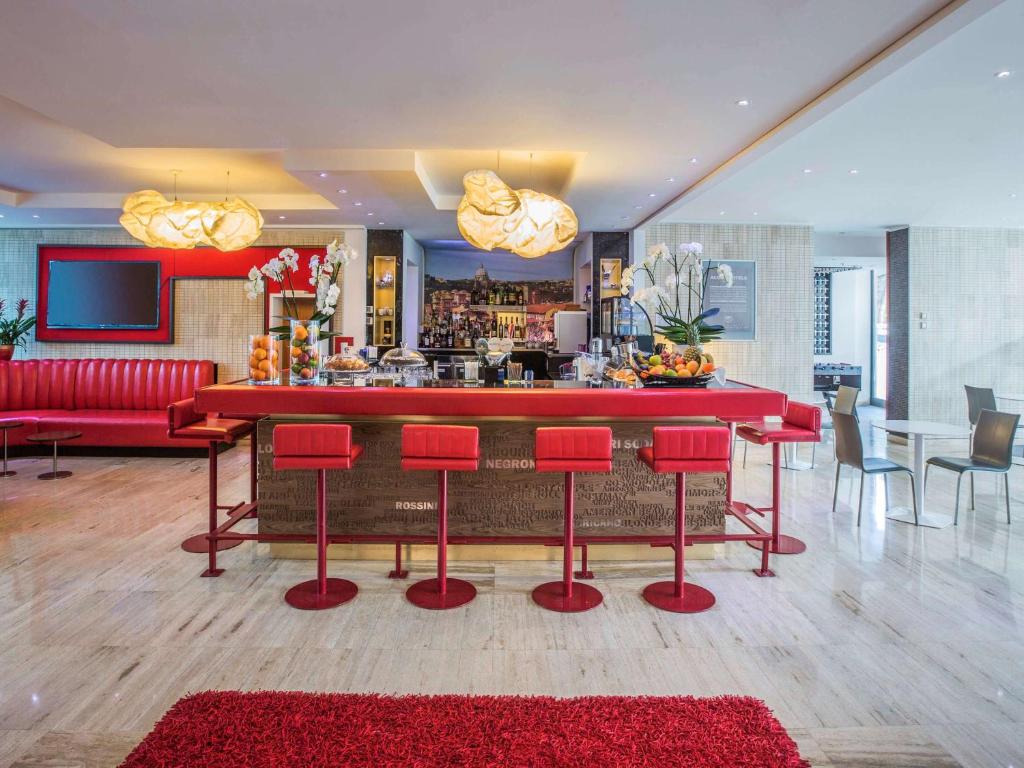 Posezení v ubytování Novotel Roma Eur
