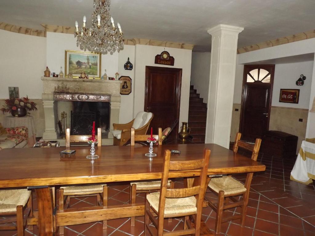 Posezení v ubytování B&b La Balaustra