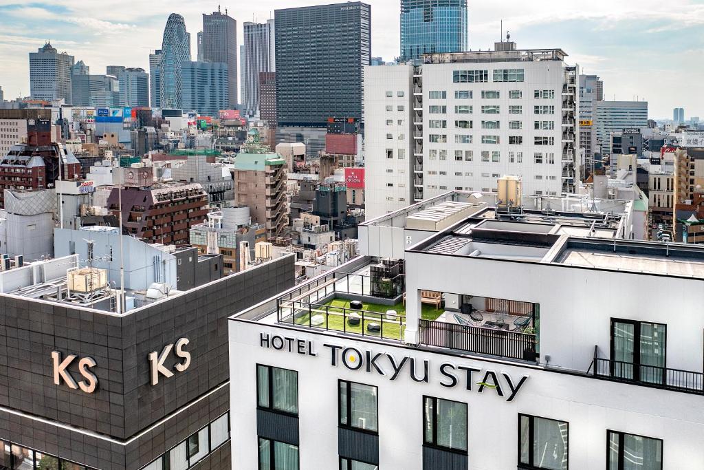 Nespecifikovaný výhled na destinaci Tokio nebo výhled na město při pohledu z hotelu