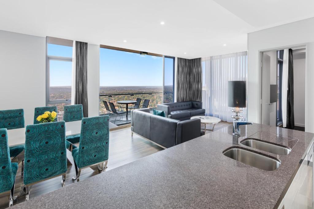 Meriton Suites Chatswood - Suite De Altitud De Tres Dormitorios
