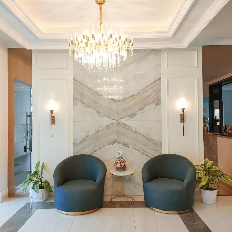 Posezení v ubytování Kala Hotel Semarang