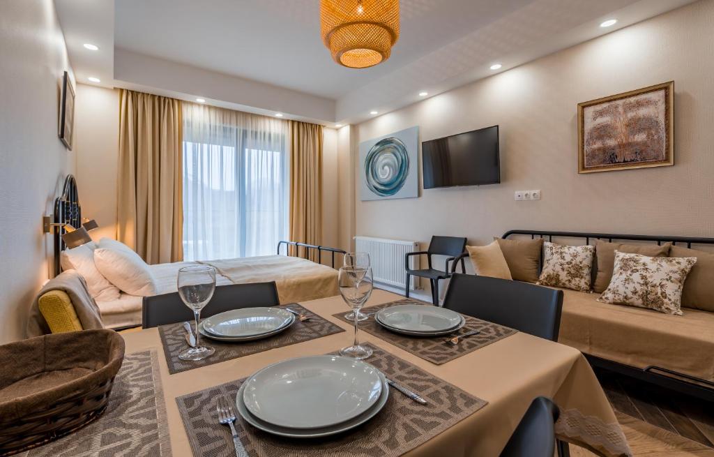 Posezení v ubytování New Gudauri Neo Apartment 306