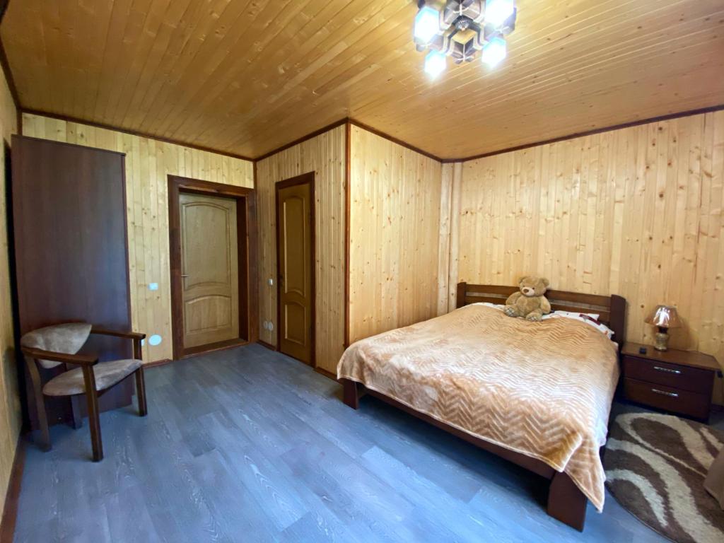 Postel nebo postele na pokoji v ubytování Під Магурою